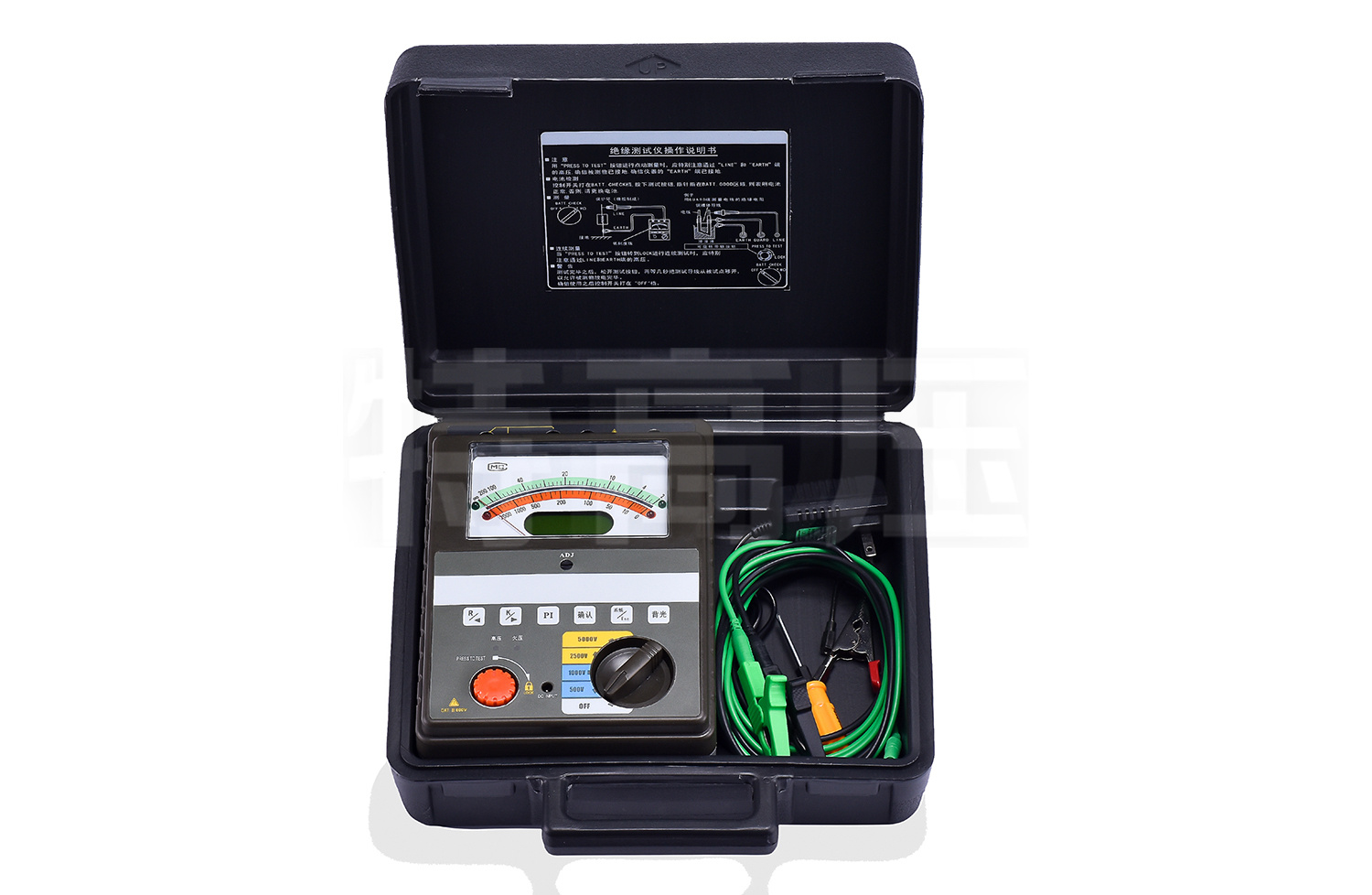 BC2010 智能雙顯絕緣電阻測試儀(四檔)